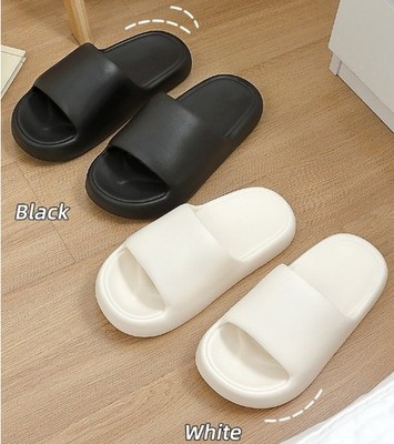 Showers Sandals Women and Men Indoor Slipper Womens Cloud Slides Bath Slippers