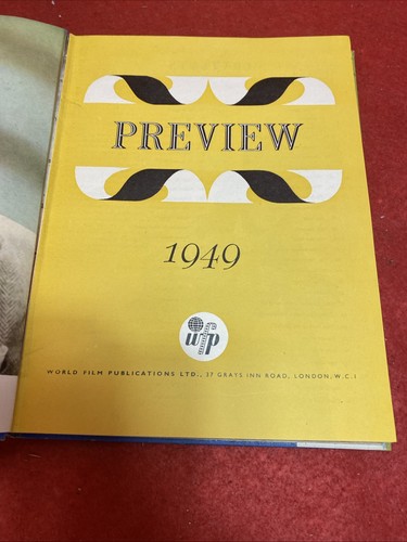 Movie Preview 1949 Vivien Leigh John Mills HB Annual Book Free P&P - Foto 7 di 10