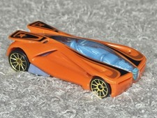 2005 Hot Wheels AcceleRacers Series Anthracite Orange die-cast Car