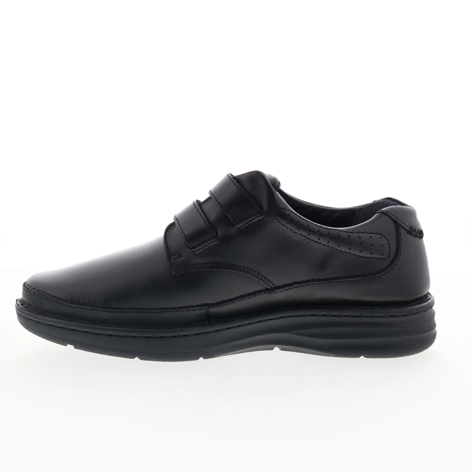 Drew Mansfield 44915-14 Mens Black Leather Lifestyle Sneakers Shoes - Image 3 of 4