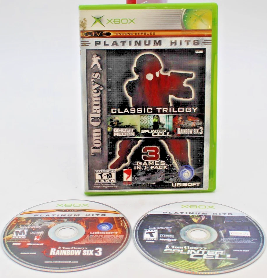 Tom Clancy's Classic Trilogy Original Xbox splinter cell and rainbow six 3 only - Image 3 of 3