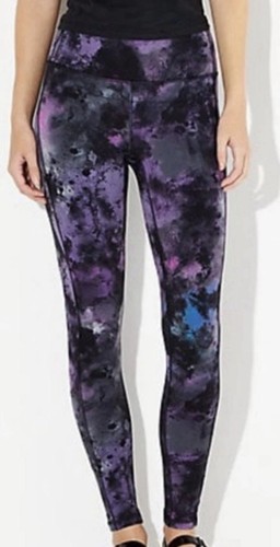 Lucy Studio Hatha Activewear Leggings ‘galaxy’ Purple Sz Small