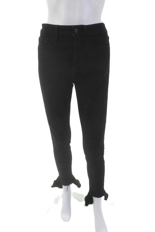 Sam Edelman Womens Cotton Stiletto High Rise Skinny Ankle Jeans Black Size 29