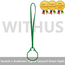 Swatch x Audemars Piguet Royal Pop Green Eight Leather Lanyard ACSSX03G100N