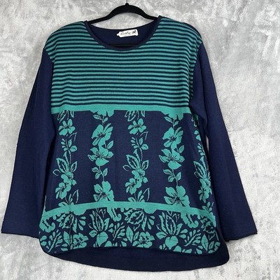 VYG Franco Puji Women's Sweater Made In Italy Cew Neck Long Sleeve Medium