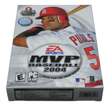 MVP Baseball 2004 PC Game Albert Pujols Cover New in Box WINDOWS CD-ROM RARE