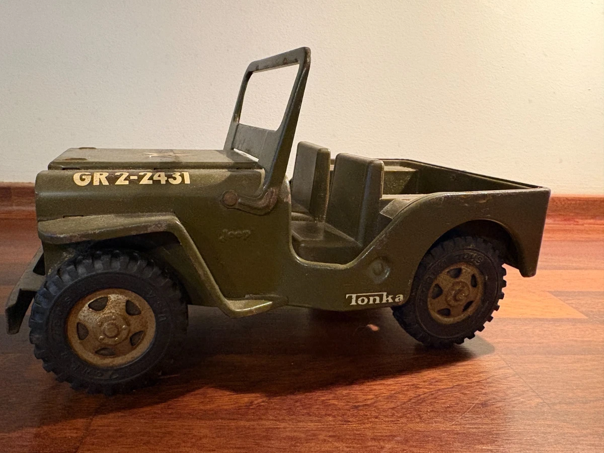 Tonka Jeep Green Vintage Manufacture Diecast Cars, Trucks & Vans
