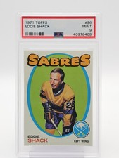 EDDIE SHACK 1971-72 TOPPS HOCKEY #96 PSA 9 Q7113