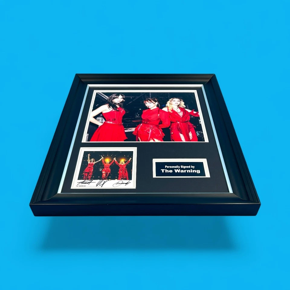 The Warning Hand Signed Photo Framed & COA Music Autograph Auto Poster - Image 3 of 4