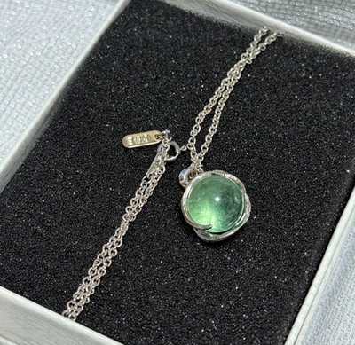 SQUARE ENIX Final Fantasy 7 AERITH Materia Pendant Holy silver