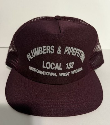 Vtg Plumbers & Pipefitters Local 152 Morgantown WV Trucker Cap Hat Snapback