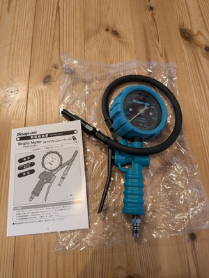 #ad Snap on Tyre Pressure Gauge YA8006KTEB 600 kPa TEAL Limited Edition Colour $398.66
