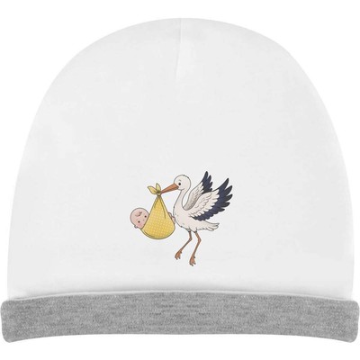 Kinder Slouch Mütze ''Storch Carrying Baby'' (KH00039155)