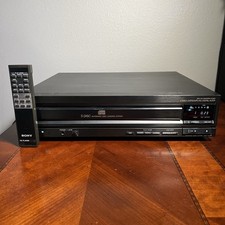Sony CDP-C500 5-Disc Carousel Changer CD Player w/ Remote VTG - Tested WORKS
