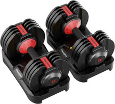 Upgraded Adjustable Dumbbell Set of 2 52.5 Lbs/25 Lbs , 15/9 Weights Dumbbell S