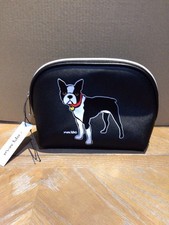 New Marc Tetro Boston Terrier Cosmetic Bag