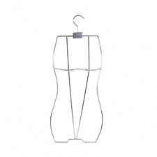 Metal Swimsuit Hanger Slim Shape-fittingShaped Wire Hanger Upright Backing