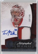 2010-11 Upper Deck The Cup Rookie 196/249 Thomas McCollum #156 Patch Auto 0bz8