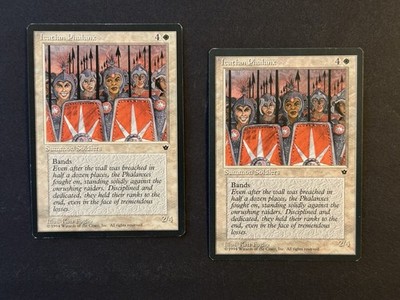 *** Icatian Phalanx x2 *** NM+ NEVER PLAYED Fallen Empires MtG Magic FAST SHIP