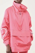 Women  s Adidas X Stella McCartney Mid Length Jacket Adjustable Oversized Size L