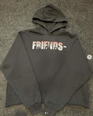 Vlone FRIENDS Slit Scissors Hoodie 100% Authentic   Size M