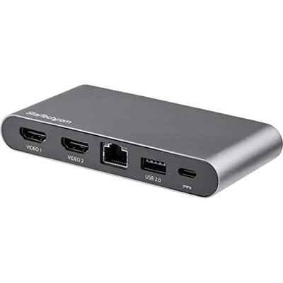 StarTech.com USB C Dock - 4K Dual Monitor HDMI Display