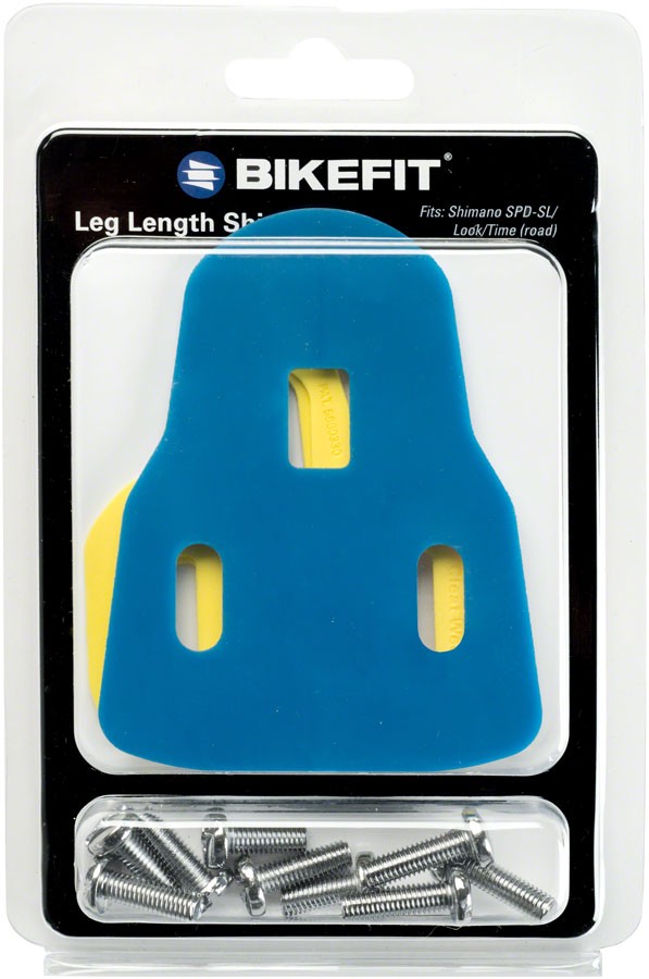 BikeFit Leg Length Shims - Universal Look/Time/Shimano SL Compatible 3-Hole, 3mm