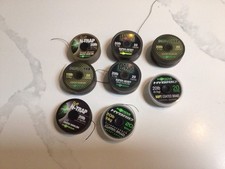 Korda Hook Link Line Bundle X8 Spulen Dark Matter Kamo gebraucht Karpfen Angelausrüstung