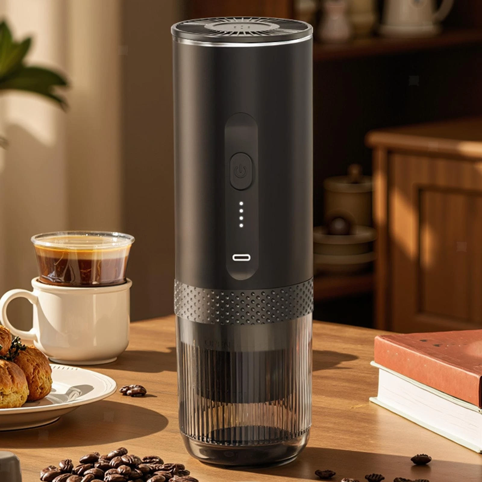 Portable Espresso Machine Mini Coffee Maker Compact
