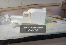 sleeper roof Aerodyne  3 inch  extended Tamiya's King/Grand hauler 1/14 trucks