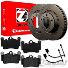 Zimmermann SPORT BREMSSCHEIBEN 330mm + BELÄGE HINTEN passend für VW TOUAREG 7L
