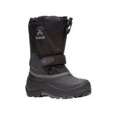 Kamik Waterbug 5 Kid's Winter Boots, Black/Charcoal, K13
