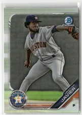 2019 BOWMAN DRAFT #BDC-160 CRISTIAN JAVIER CHROME REFRACTOR HOUSTON ASTROS