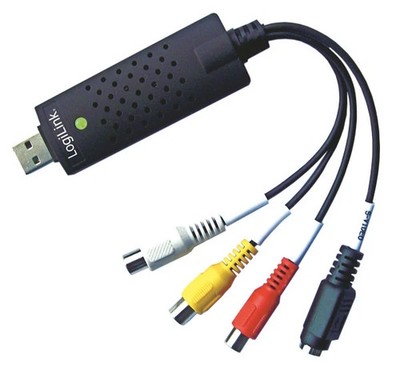 LogiLink Video Graber USB  Audio incl. Software zum Digitalisieren VHs Adapter 