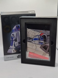Agoro Star Wars R2 D2 5g Silver Collectible Tier 1 #0223/3000 Limited