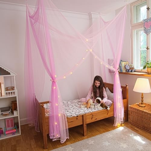 Curtains - 4 Corners (rainbow), Pink & Purple Kids - Purple & Pink