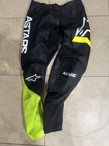 Alpinestar Black N Yellow Race Pants Size 34