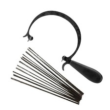 Megacast CURVED JEWELERS SAW FRAME with 144 ASSORTED Assorted,black 