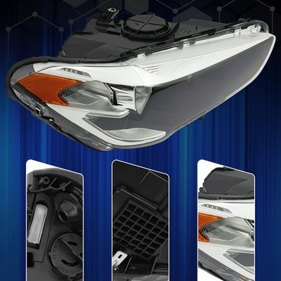 Right Passenger Side Headlight For 2016-22 BMW X1 Halogen Headlight Models Only