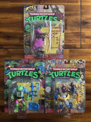 TMNT Playmates Reissue LOT Splinter Genghis Frog Wingnut & Screwloose