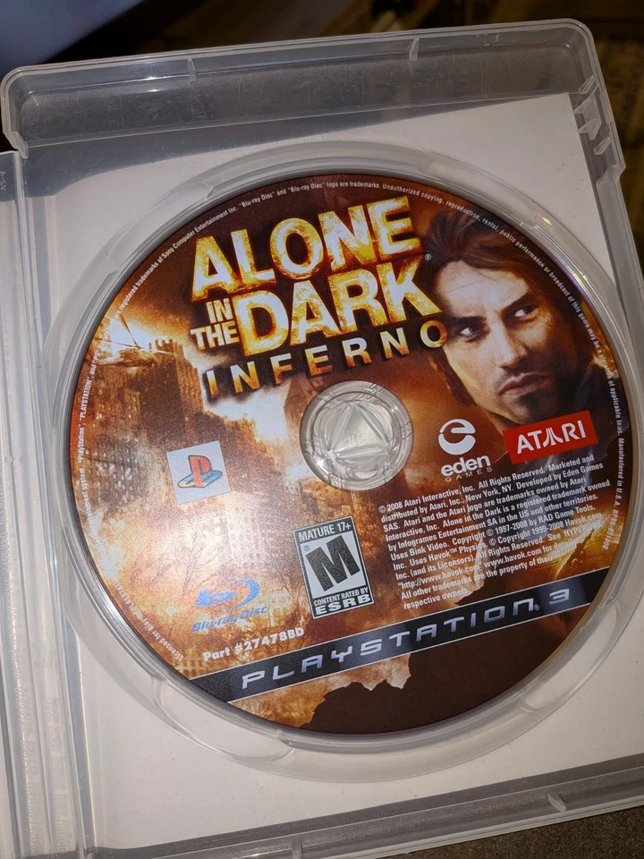 Alone in the Dark Inferno PS3 CIB Complete Tested Working Clean 1 YEAR WARRANTY  - Image 4 of 4