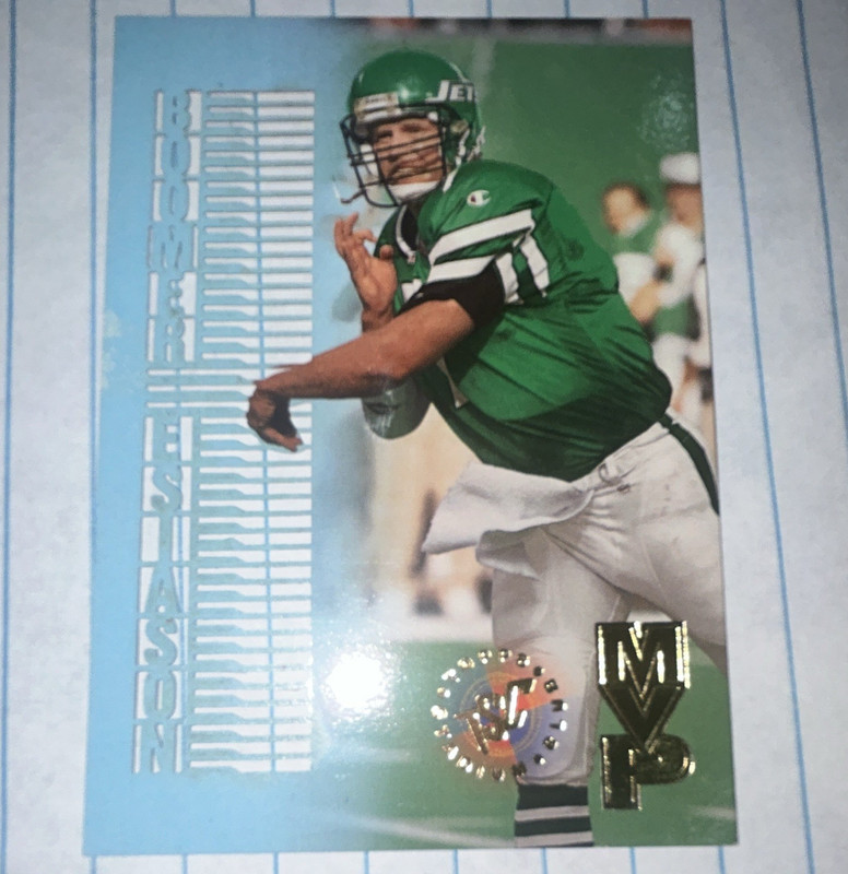 Topps 1988 Boomer Esiason MVP 2 MVP Insert New York Jets NFL Football Card