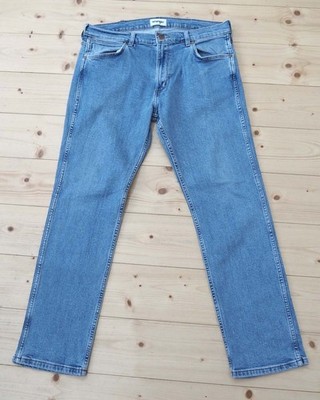 Wrangler Herren Jeans Hose W34 L30 Greensboro Straight Fit T225