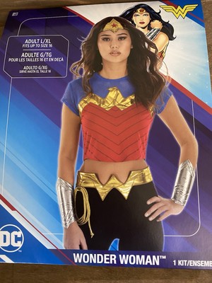 DC Comic Wonder Woman Adult Women's Pc Halloween Costume Lg/Xlg - Main Image