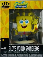 Funko Minis Bob Esponja Pantalones Cuadrados Guante Mundo Bob Esponja Figura Vinilo Nuevo en Caja Sellado