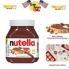 Classic Hazelnut Spread with Cocoa - 26.5 Oz Jar for Dreamy Toppings & Treats