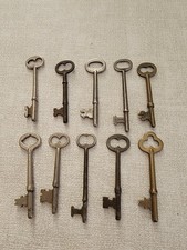 Lot of 10 assorted vintage skeleton keys