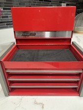 Mini Snap-on 3 Drawer Toolbox Top Chest Micro Maroon 8-12 X 4-12 X 4-34 Mini Snap-on 3 Drawer Toolbox Top Chest Micro Maroon 8-12 X 4-12 X 4-34