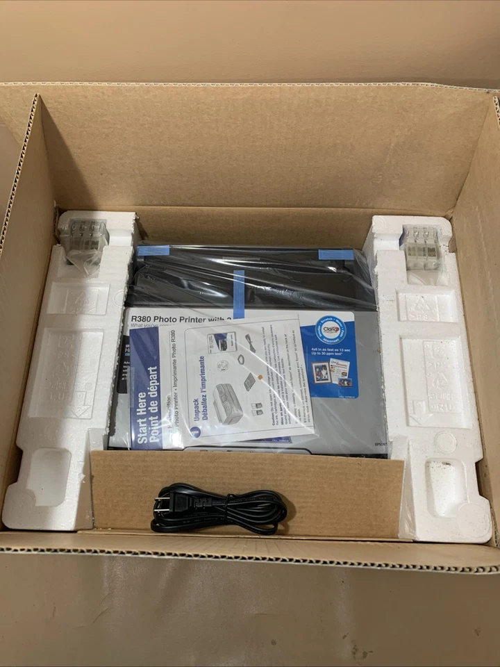 Epson Ultra Hi-Definition R380 Photo Printer OPEN BOX - Image 3 of 3