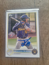 Jeferson Quero Signed 2022 Topps Pro Debut Baseball Card #PD-6 Brewers